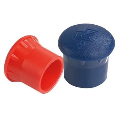 Nasadka do kajdanek | 2 sztuki | niebieska i czerwona