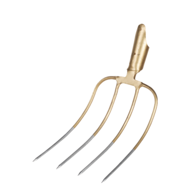 Widły do obornika | z sprężyną | 4 zęby