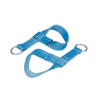 Opaski porodowe KAMER Perlon (2 sztuki) | nylon | niebieskie