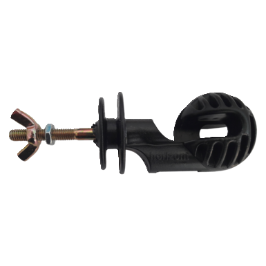  Izolator do linek z gwintem metrycznym | Czarny | 25 sztuk | horizont