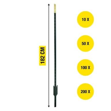 horizont T Post ECO | metalowy palik | 1,82 m | 10, 50, 100 lub 200 sztuk.