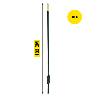 horizont T Post ECO | metalowy palik | 1,82 m | 10 sztuk.