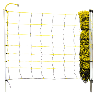 horizont Siatka dla owiec Horinetz o wysokiej wytrzymałości | wysokość 90 cm | długość 50 m | pojedyncze zakończenie | możliwość elektryfikacji