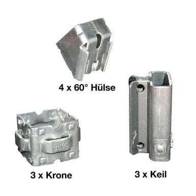 Wedge-Loc Beschagteile Zauneck