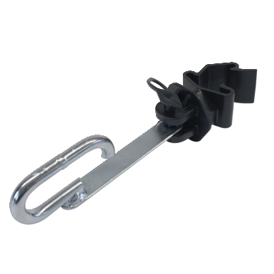 Rope corner hooks for T-posts | black