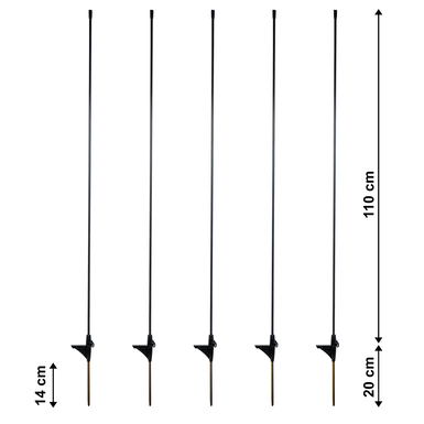 Pfahl Begr-Zaun 110 FG, ES