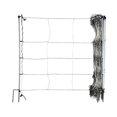 horizont siatka dla owiec turbomax ® o wysokiej wytrzymałości, pleciona, z uziemieniem | wysokość 90 cm