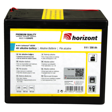horizont 9 V Bateria alkaliczna | turbomax® AB200