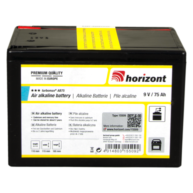 horizont Bateria alkaliczna 9 V | turbomax® AB75 (9 V / 75 Ah)