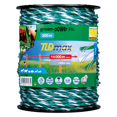 horizont Linka ogrodzeniowa GREEN-POWER R6, TLD, 200 m