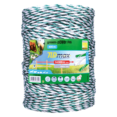 horizont Lina do ogrodzenia pastwisk GREEN-POWER R6, TLD, 400 m