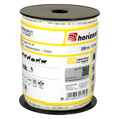 horizont Taśma ogrodzeniowa ranger® T12 - W | 200 m | 12 mm | 4 przewodniki