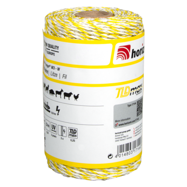 horizont Plecionka do ogrodzeń elektrycznych ranger® W3-W | 3 przewodniki Ø 0,25 mm