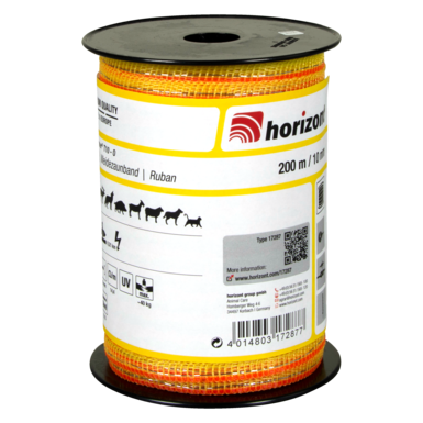 horizont Taśma do ogrodzenia elektrycznego farmer® T10-O | 200 m | 10 mm | 3 przewodniki