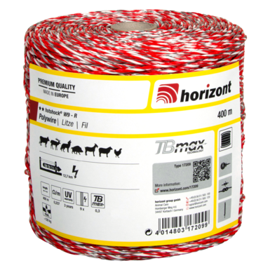horizont Plecionka hotshock® W9-R | 400 m | 9 żył Ø 0,30 mm