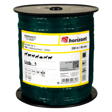 horizont Taśma ogrodzeniowa farmer® T40-G | 200 m | 40 mm | 8 przewodów
