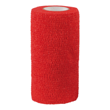 Bandaż elastyczny Flex Wrap | Czerwony (10 x 4 cm)