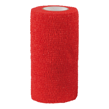 Bandaż elastyczny Flex Wrap | Czerwony (10 x 4 cm)