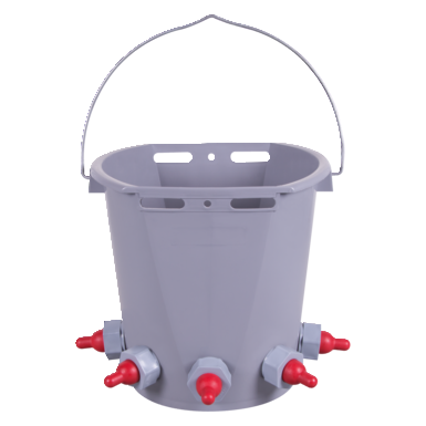 Wiadro do pojenia jagniąt | kompletne (8 l) | horizont