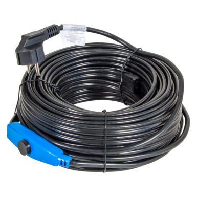 Kabel grzejny przeciwzamrożeniowy z termostatem 24 m | 230 V | 384 W