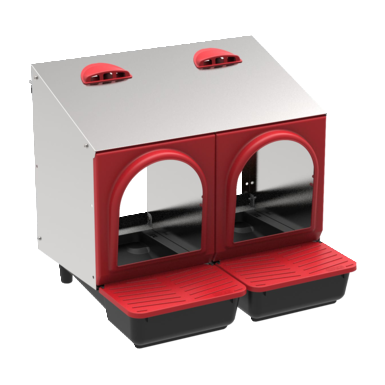 Metalowy kurnik PLATINUM dla kur | 2 przegródki