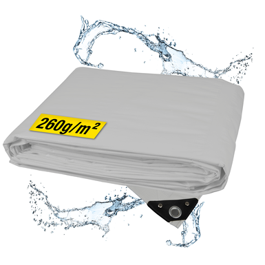 horizont Plandeka | szara | 8 x 12 m | 260 g/m²