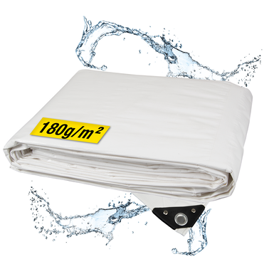 horizont Plandeka | biała | 10 x 15 m | 180 g/m²