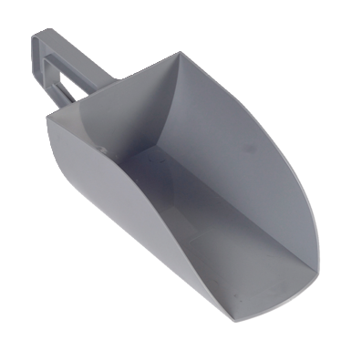 Plastikowa łopatka do karmy | szara (1,5 kg)