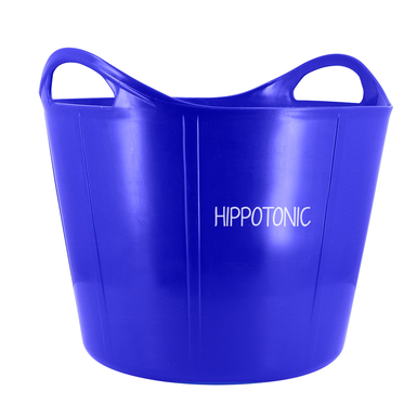 Hippotonic – elastyczne wiadro z ergonomicznymi uchwytami (28 L) | niebieskie
