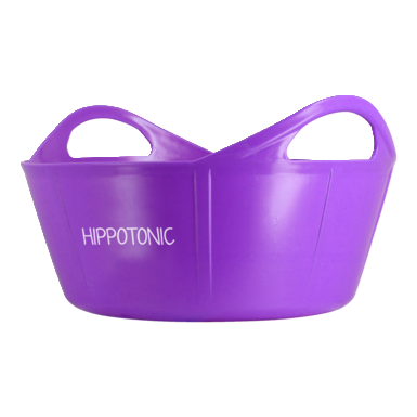 Hippotonic Flexi-Eimer | z ergonomicznymi uchwytami do przenoszenia (15 l) | fioletowy