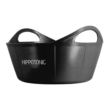 Hippotonic Flexi-Eimer | z ergonomicznymi uchwytami do przenoszenia (15 l) | czarny