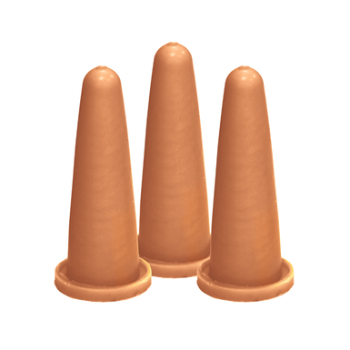 Smoczki Tétiblue dla cieląt (45 mm x 96 mm) | Beżowe | 3 sztuki | horizont