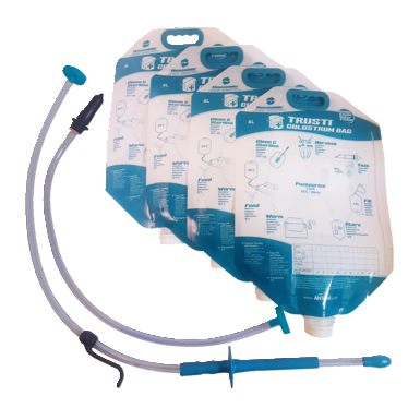 Kolostrumbeutel 4L kpl 4x