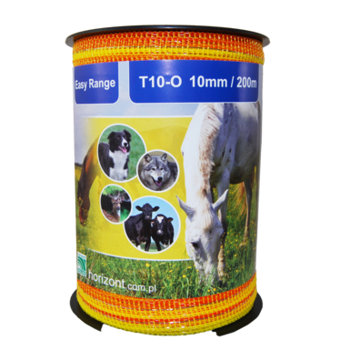 horizont Taśma do ogrodzenia elektrycznego ranger® T10-O | 200 m | 10 mm | 3 przewodniki